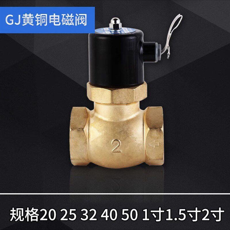 高温蒸汽电磁阀Us空气阀高温线圈2L 20 25 32 40 50 1英寸1.5英寸
