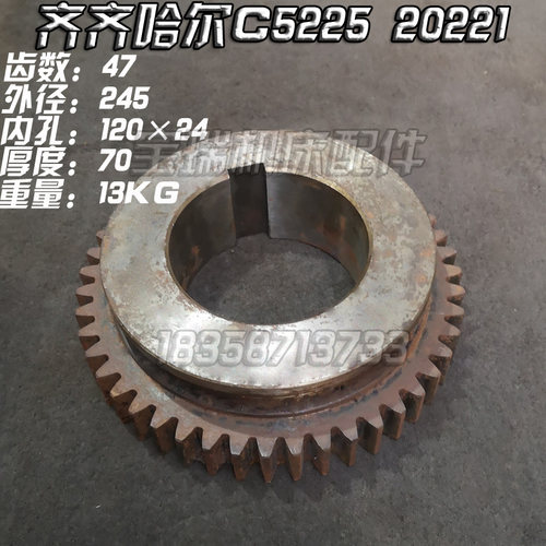 齐齐哈尔C5225立车配件 双联齿轮 20221 20223 20228 20229 20230
