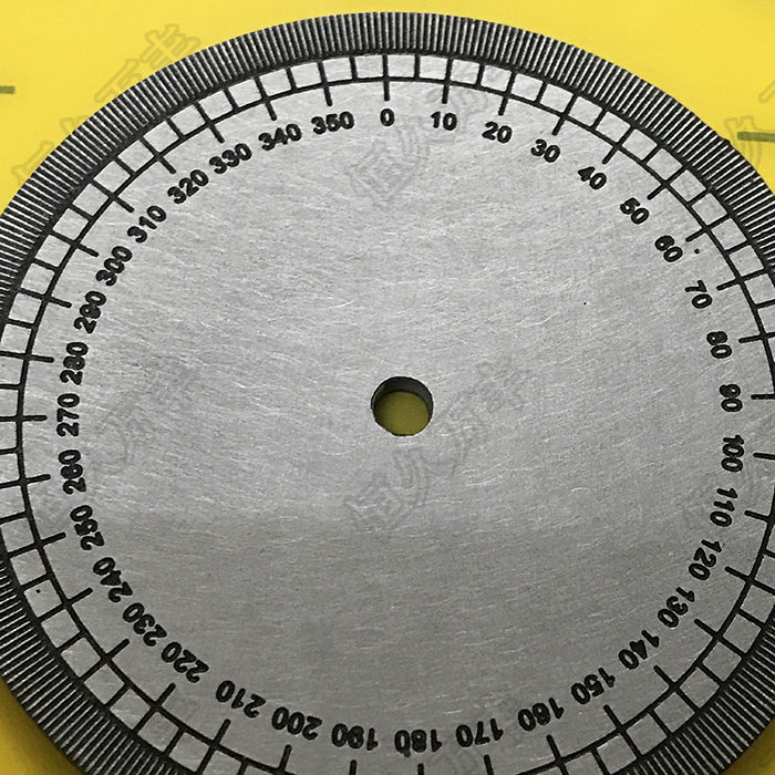 刻度盘机床配件机器零件不锈钢测量圈小号圆盘恒久万丰50x3x2/006