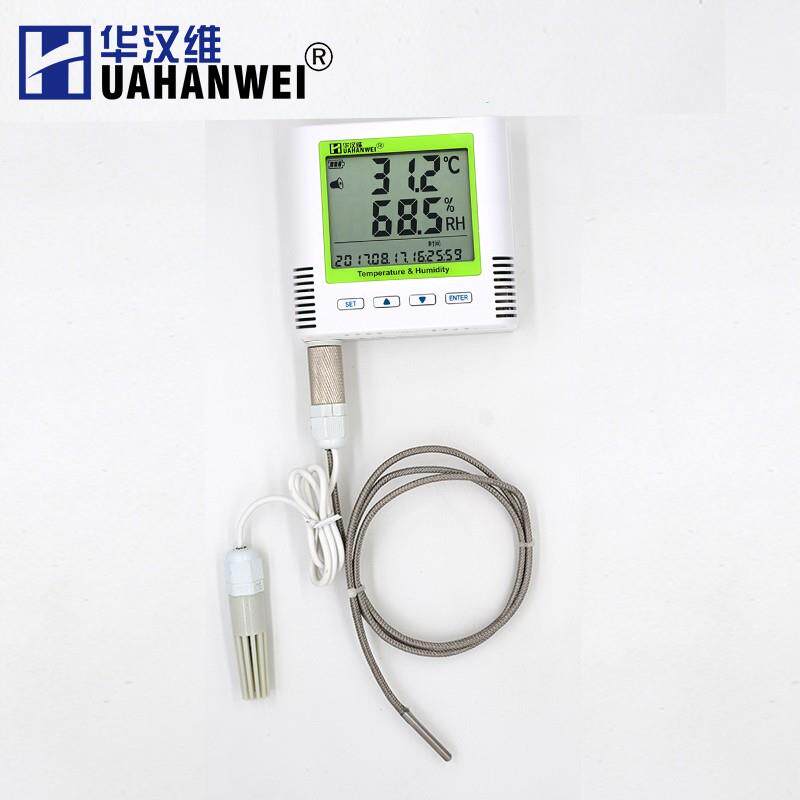工业PT100温度计高精度测量设备 热电阻低温温度记录仪报警器