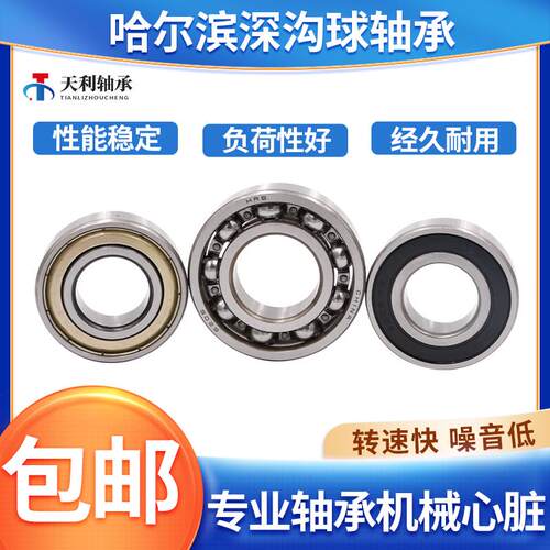 哈尔滨深沟球轴承6200 6201 6202 6203 6204 6205 6206 6207-2RZ