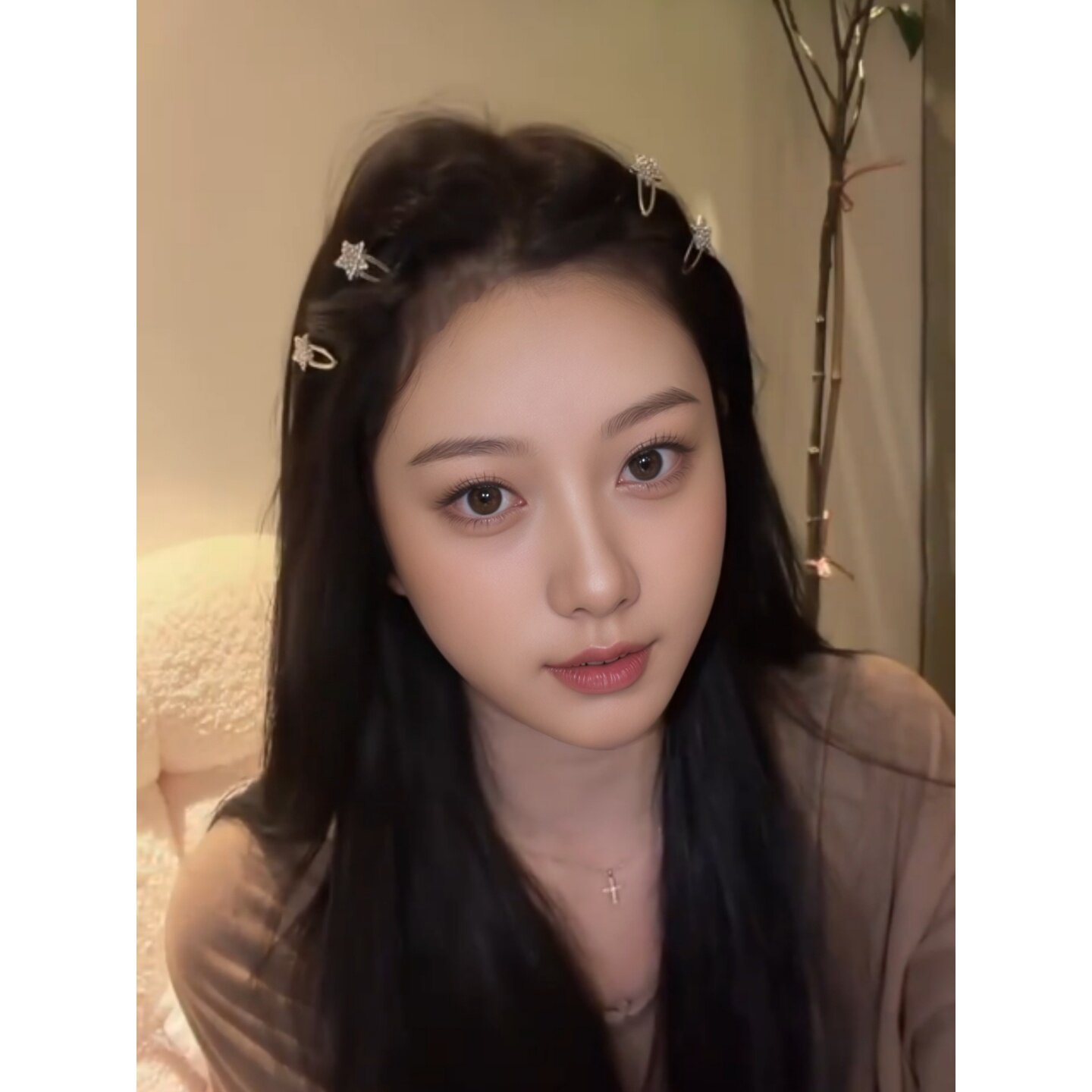 精致满钻星星花朵刘海侧边发夹