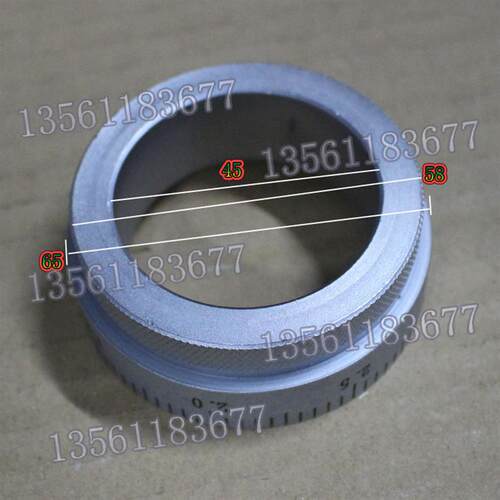 北京铣床X52K XA5032 X53K升降刻度盘 外65 铣床配件刻度环1转4MM