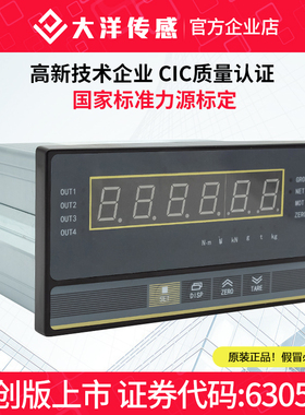 大洋称重传感器配套仪表 DYHB称重显示控制仪 高精度超高采集速度