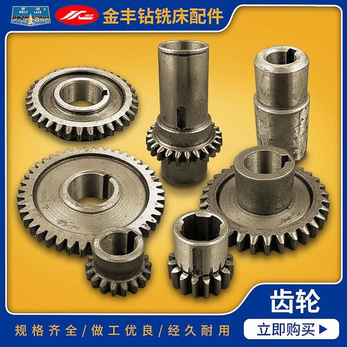 西湖金丰台钻铣床钻攻机ZX-40/ZX7045/7040B/SZ-42电机二三轴齿轮