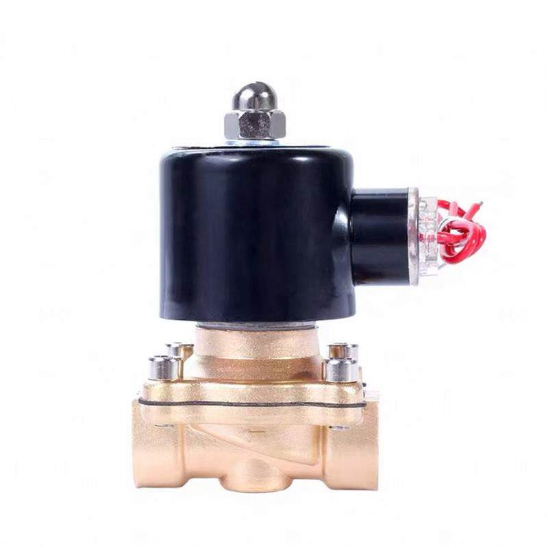 户外纯铜常闭过水电磁阀水阀AC220VDC24V的4分6分1寸常备纯铜现货