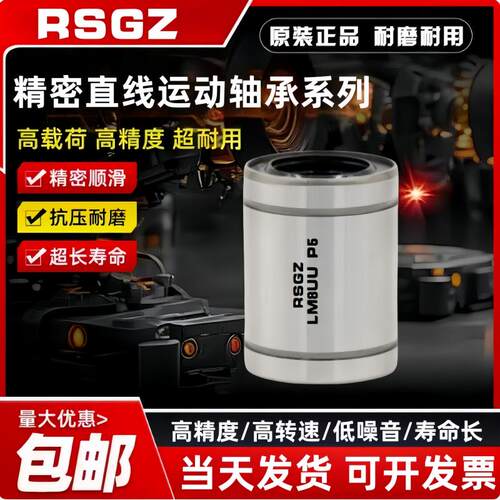 RSGZ欧标直线轴承LME/KB 8 12 16 20 25 30 40 50 60 UU 加长LUU