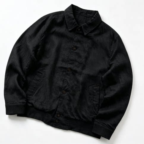thumbnail for Left Side Embroidered with a Large Hook, Black Zipper, Four-Color Fleece Jacket 66090449