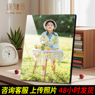 照片高品质直边水晶摆台