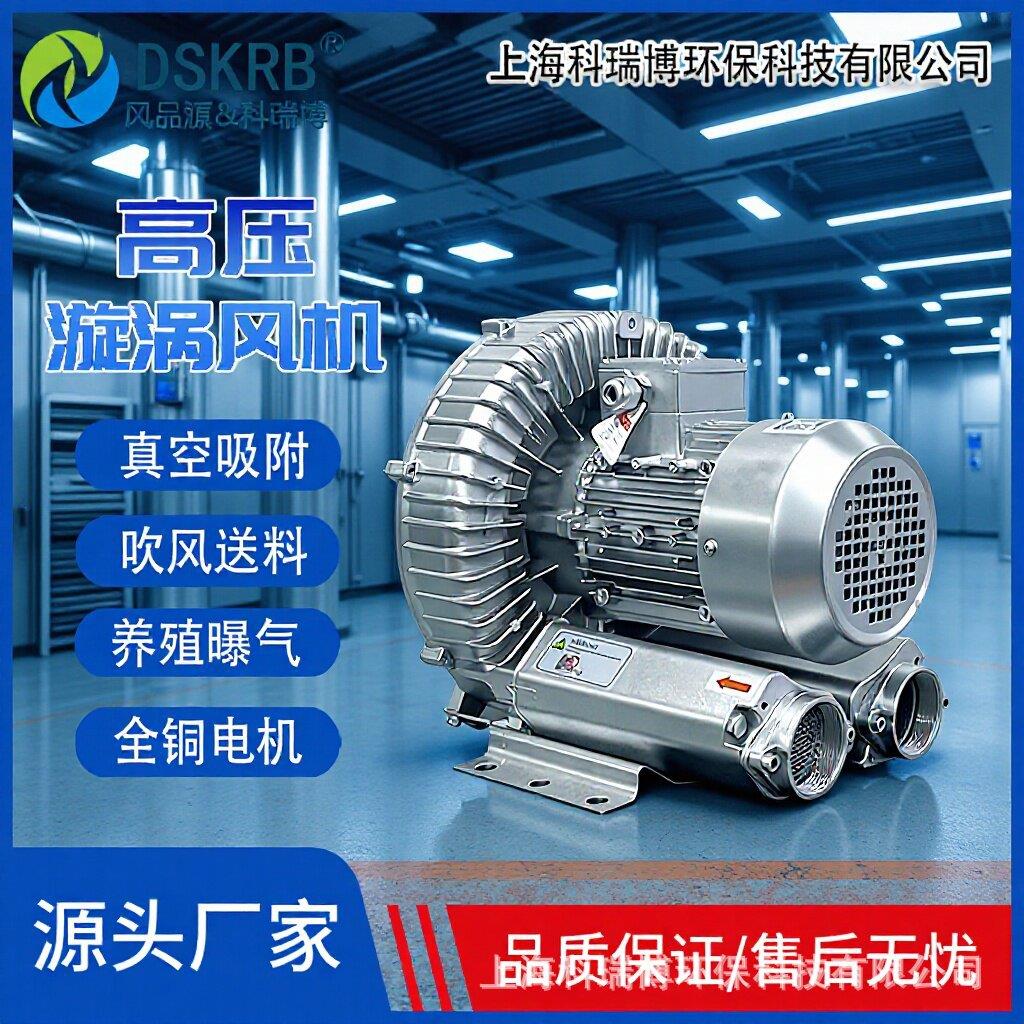 科瑞厂博H涡G-4000Skw双叶轮漩涡气泵4家供应漩风121机压风机配件图片