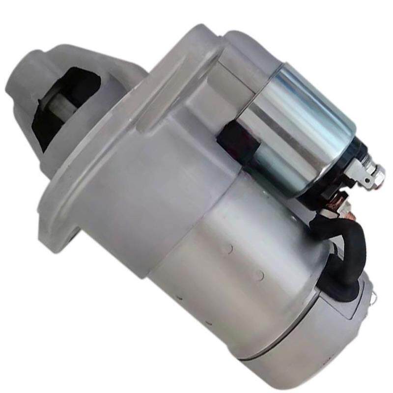 适用小松挖掘机起动机小松PC30马达洋马3D84 3TNV88起动机11齿12v