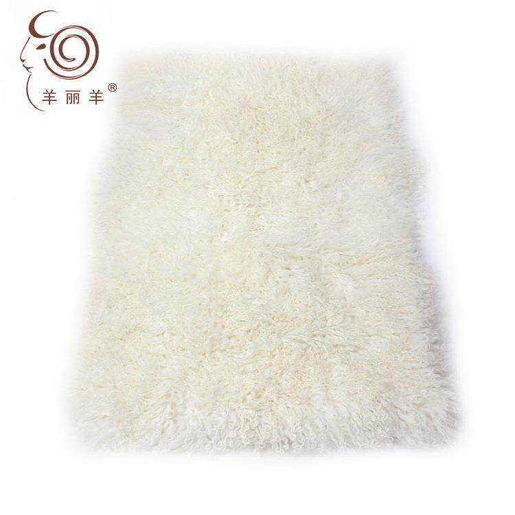 宁夏滩羊毛皮天然整张绵羊皮通用服装皮革家具沙发真皮