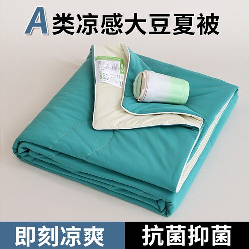 2026新款凉感A类锦氨凉感丝55大豆抗菌夏被夏凉被空调被zd