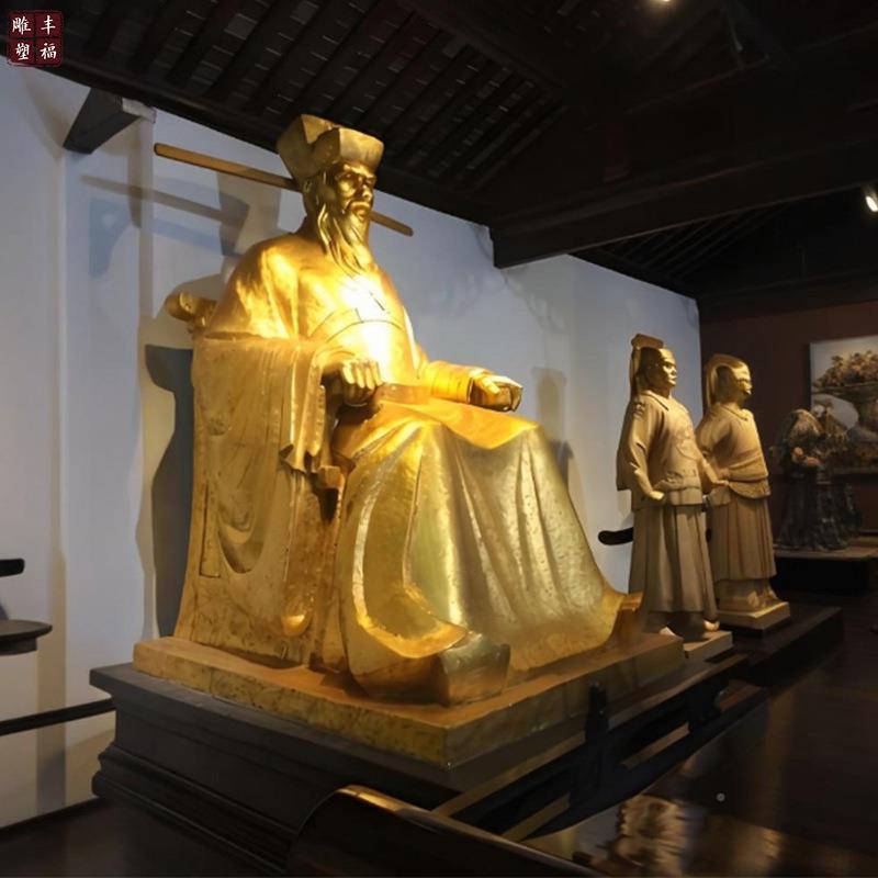 铸铜古人物型包拯雕代塑大场景观装饰广包拯铜包拯铜像雕像全身户