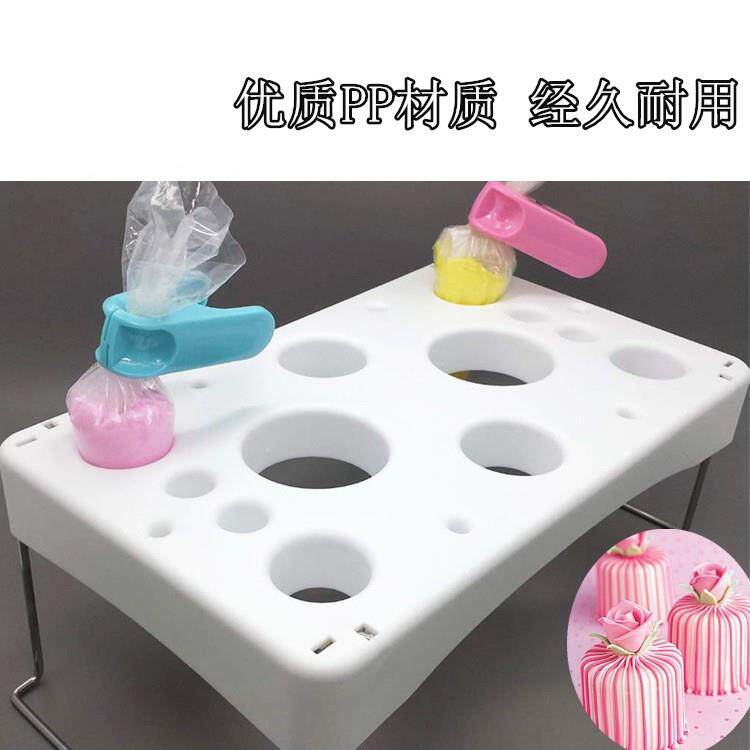 烘焙工具蛋糕裱花袋放置架模具奶油嘴袋摆放架