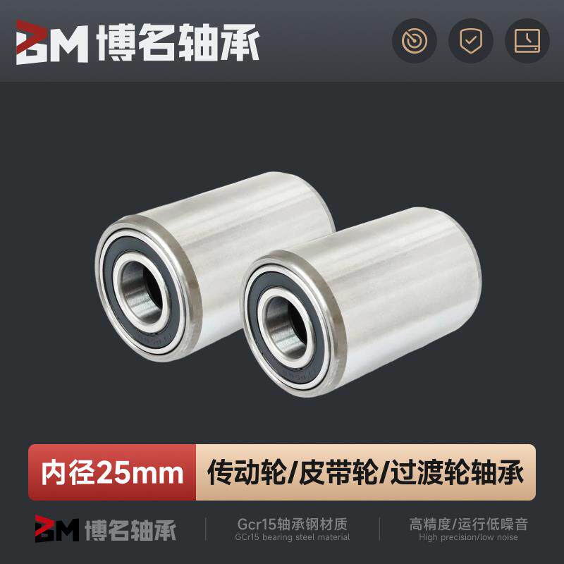 6205RS轴承传动轮皮带轮过渡轮加高加厚双列高速承载非标轴承
