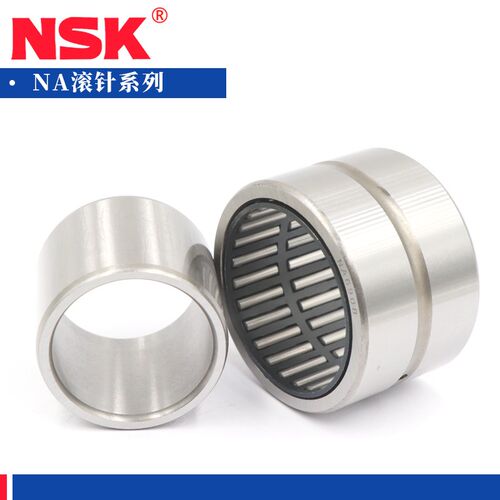 日本进口NSK外圈双挡边双锁圈滚针轴承NA4856 4860 4864 4868