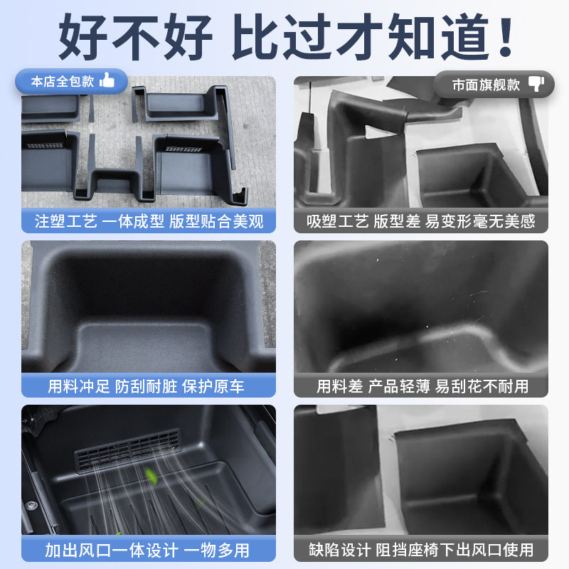 适用于焕新版ModelY特斯拉座椅下