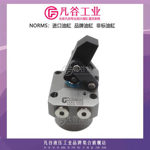 台湾嘉刚Clamptek高动力扎实型杠杆油缸 CLKA-50GR液压缸转角油缸
