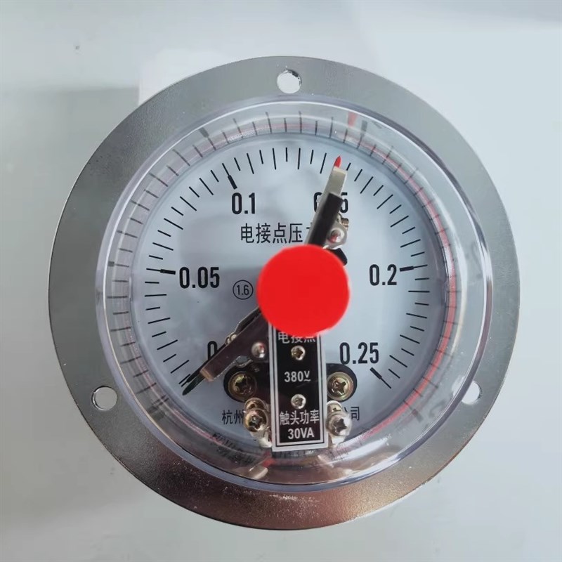 YXC100ZT杭州富阳 发泡机轴向带边磁助式电接点压力表0-0.25mpa