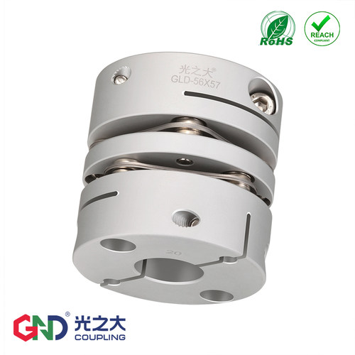 GLD铝合金双膜片联轴器连轴器伺服电机步进丝杆大扭矩弹性高精度