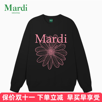 MARDIMOVING印花圆领女卫衣