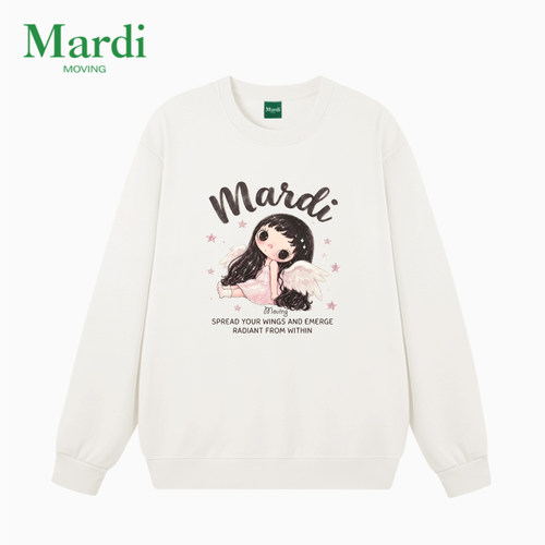 MARDIMOVING印花圆领女卫衣