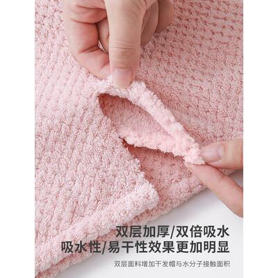 A5L干发帽吸水2021新款洗头发速干毛巾包头女加厚浴帽擦头巾可爱