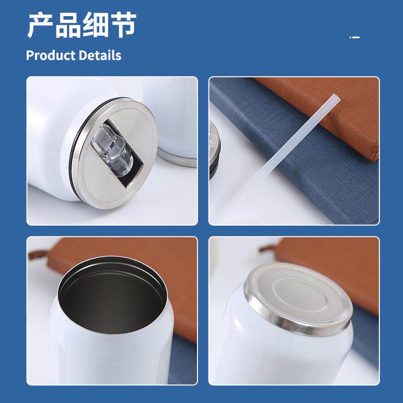 创意多功能可乐罐保温杯保温保冷不锈钢汽车杯个性创意易拉罐礼品