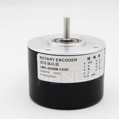 旋转编码器LMA-200BM-C05D外径66mm 实心轴5mm增量式质保一年全新