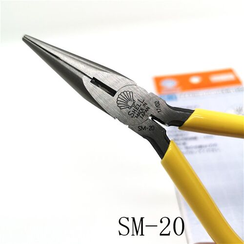 日本进口贝印SHELL 尖口钳 SM-20 125mm 贝壳牌尖嘴钳 精密尖咀钳