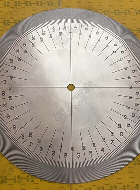 刻度盘 不锈钢大刻度盘 0.5精度刻度盘 高精度角度盘400#16#2