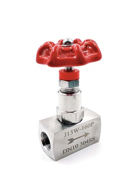 304不锈钢内丝截止阀内螺纹流量控制调节阀针型阀微调阀J13W-16P