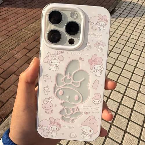 透明可爱美乐蒂苹果防摔手机壳