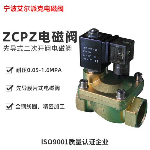 ZCPZ系列16公斤先导电磁阀/水阀/气阀高压力电磁阀1.6MPADN15DN25