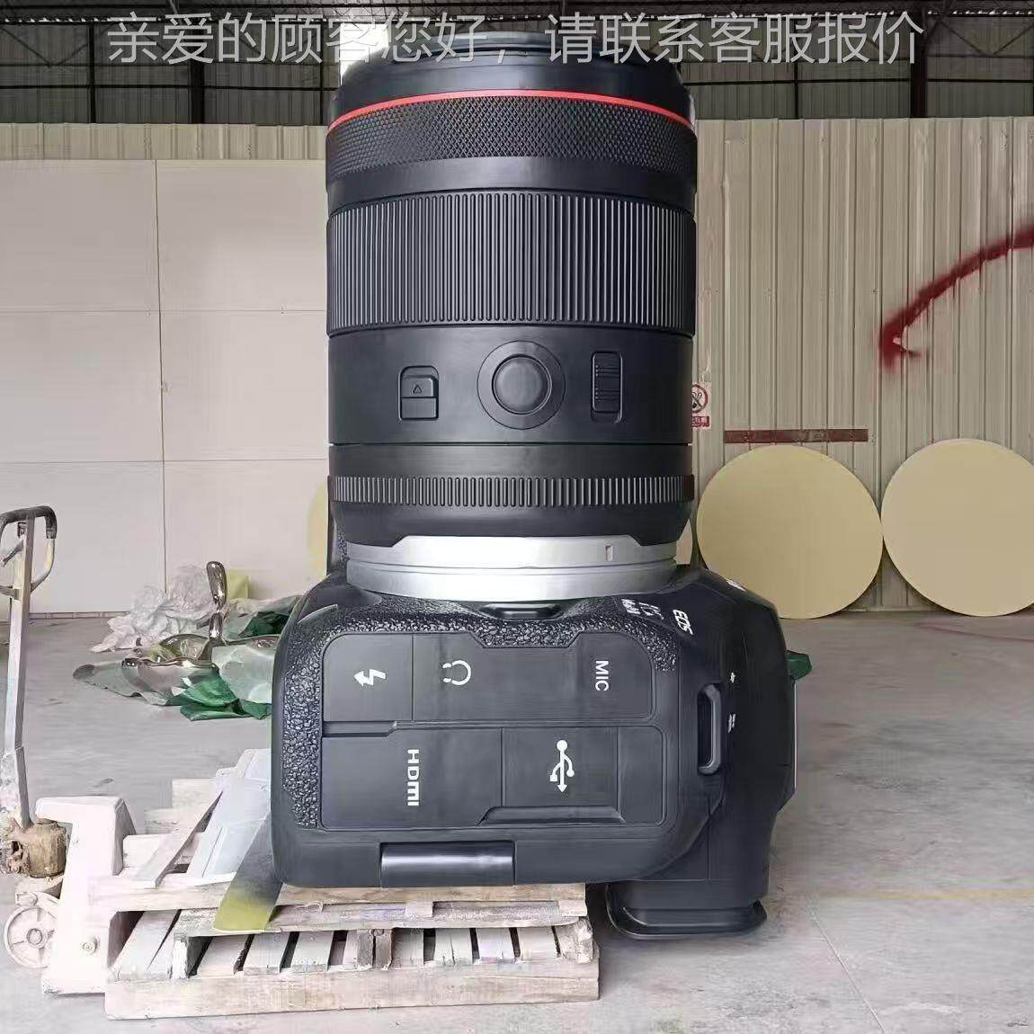 户外巨型摄像机雕像大型玻璃钢仿户外/庭院摆件