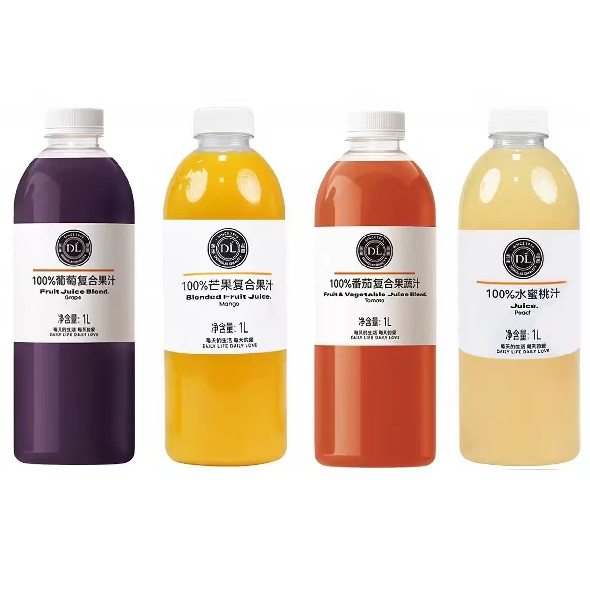 胖东来百分百葡萄复合果汁1L