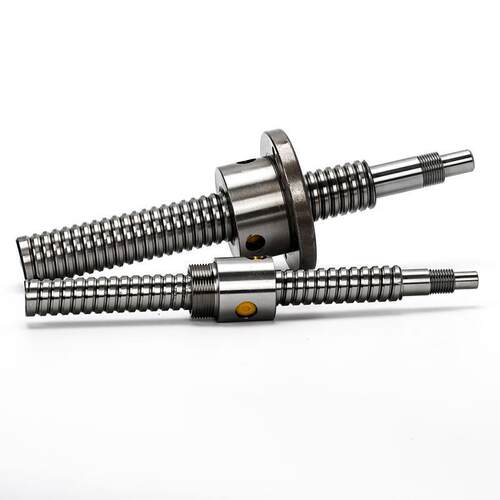 高精度滚珠丝杆非标定制精密研磨C3螺母套装C5正反牙双向滚珠丝杠