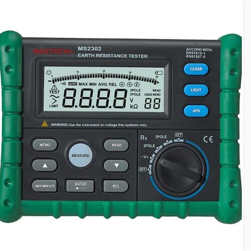 MASTECH 华仪MS2302数字接地电阻测试仪兆欧表欧姆表