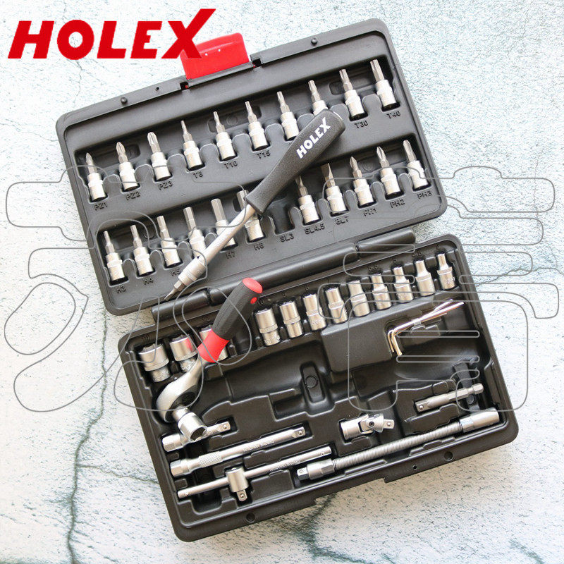 霍夫曼HOLEX套筒扳手工具套装 46件套 48件套 73件套 82件套