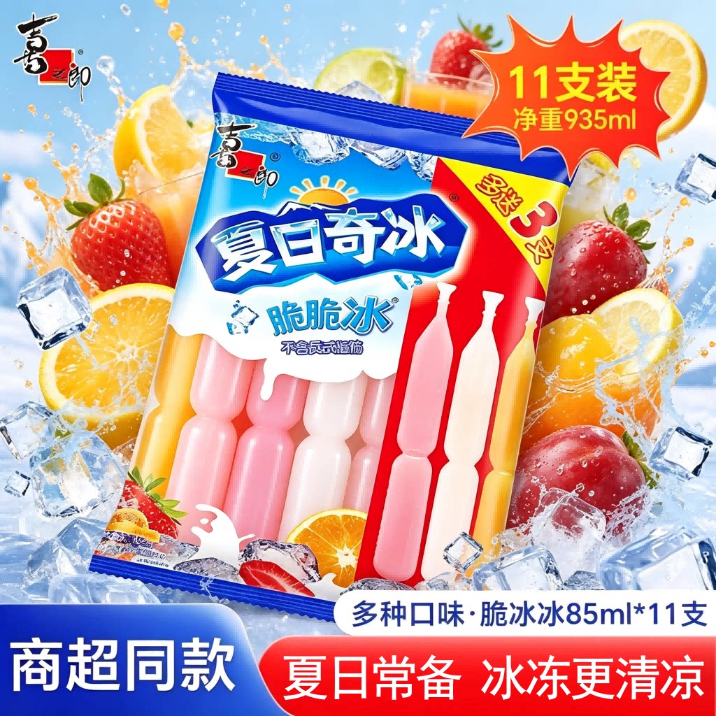 喜之郎夏日奇冰脆脆冰多口味果冻