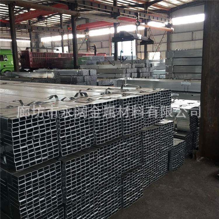 q195镀锌方管家具用镀锌方管布衣柜鞋架用镀锌方管圆管钢管