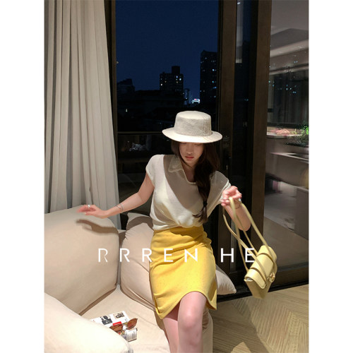 多巴胺美拉德烟花彩点微弹半裙