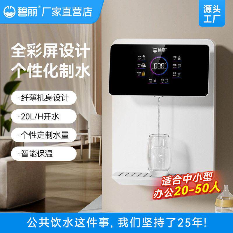 碧丽商用管线机家用壁挂式直饮机净水器伴侣即热制冷线管饮水机