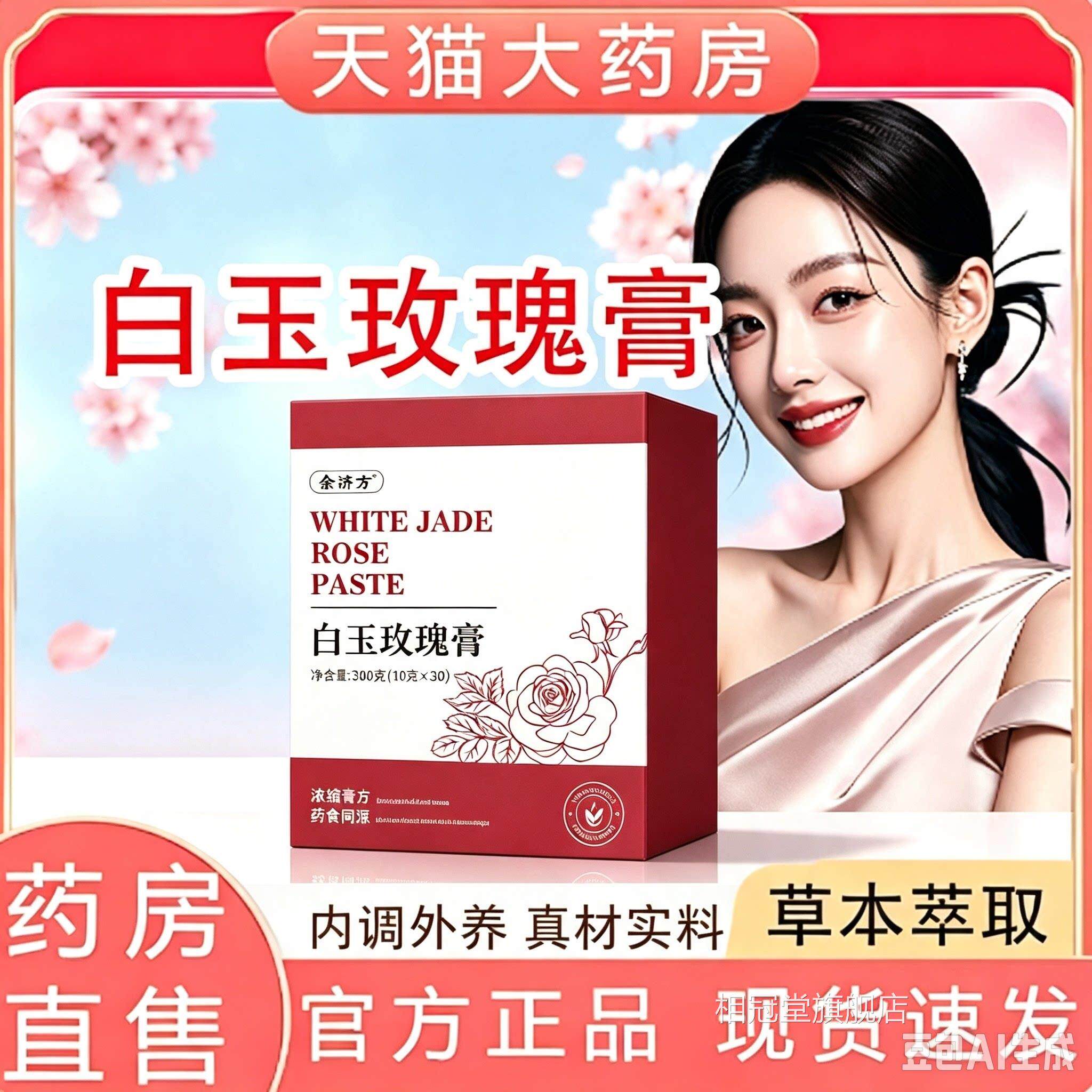 【官方正品】foa白玉膏视瑰频同款玫膏调理甄选原料旗舰店熙xm相