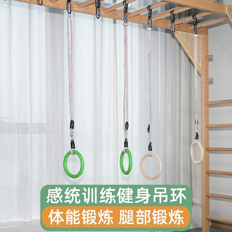 健身吊环秋千儿童感统训练器材幼儿园室内体能悬挂吊缆上肢力量