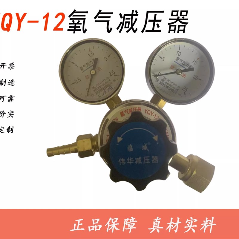 氧气减压器YQY-12氧气减压表YQY-07临海氧气表