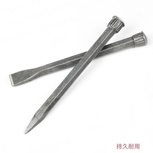 水泥凿子 錾子特钢扁头凿 劈石器石匠锤子老式钢钎超硬石工凿钎子