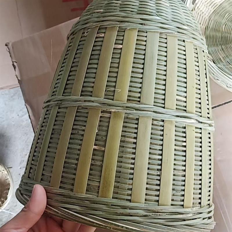 收蜂笼新款加厚竹制收蜂笼蜂具竹酒篓圆形招蜂引蜂诱蜂工具捕蜂笼