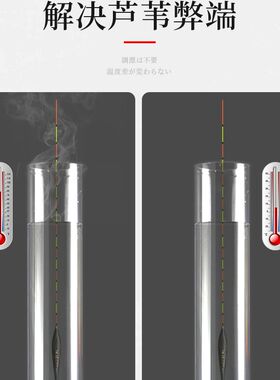 家人大物芦苇浮漂两目加粗尾超长行程鱼漂高灵敏超醒目轻口鲫鱼漂